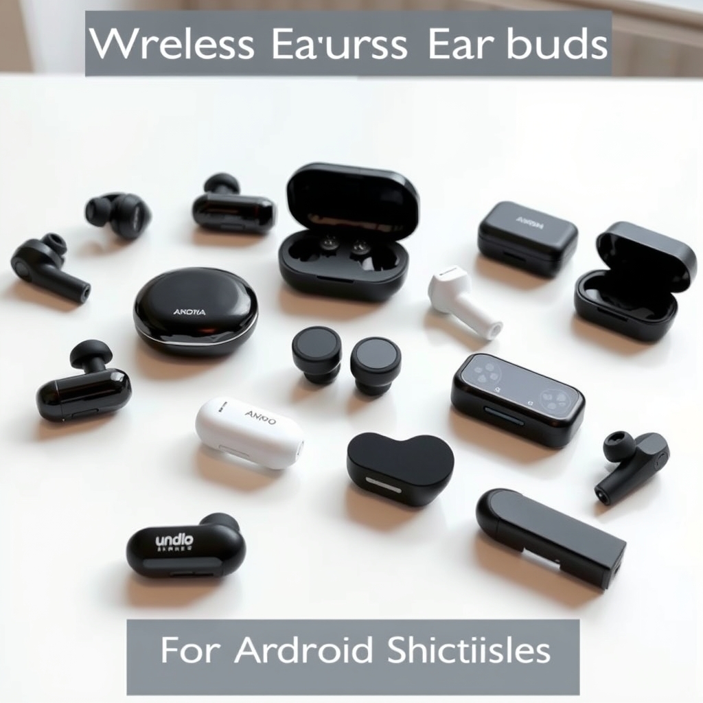 Various wireless earbuds suitable for Android phones