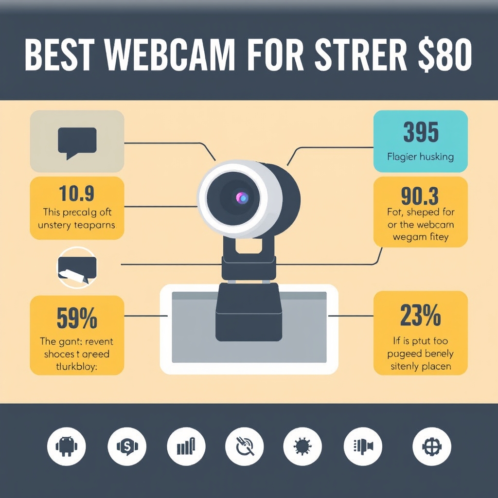 Best Webcams for Streaming Under $80: Top Picks for Quality & Budget infographic summary