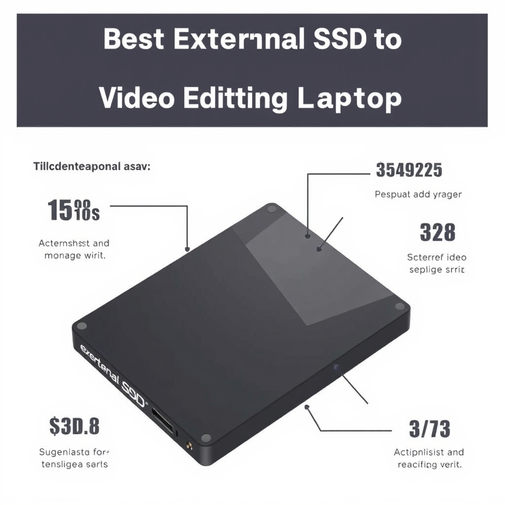 Best External SSDs for Video Editing Laptops in the UK (2024) infographic summary
