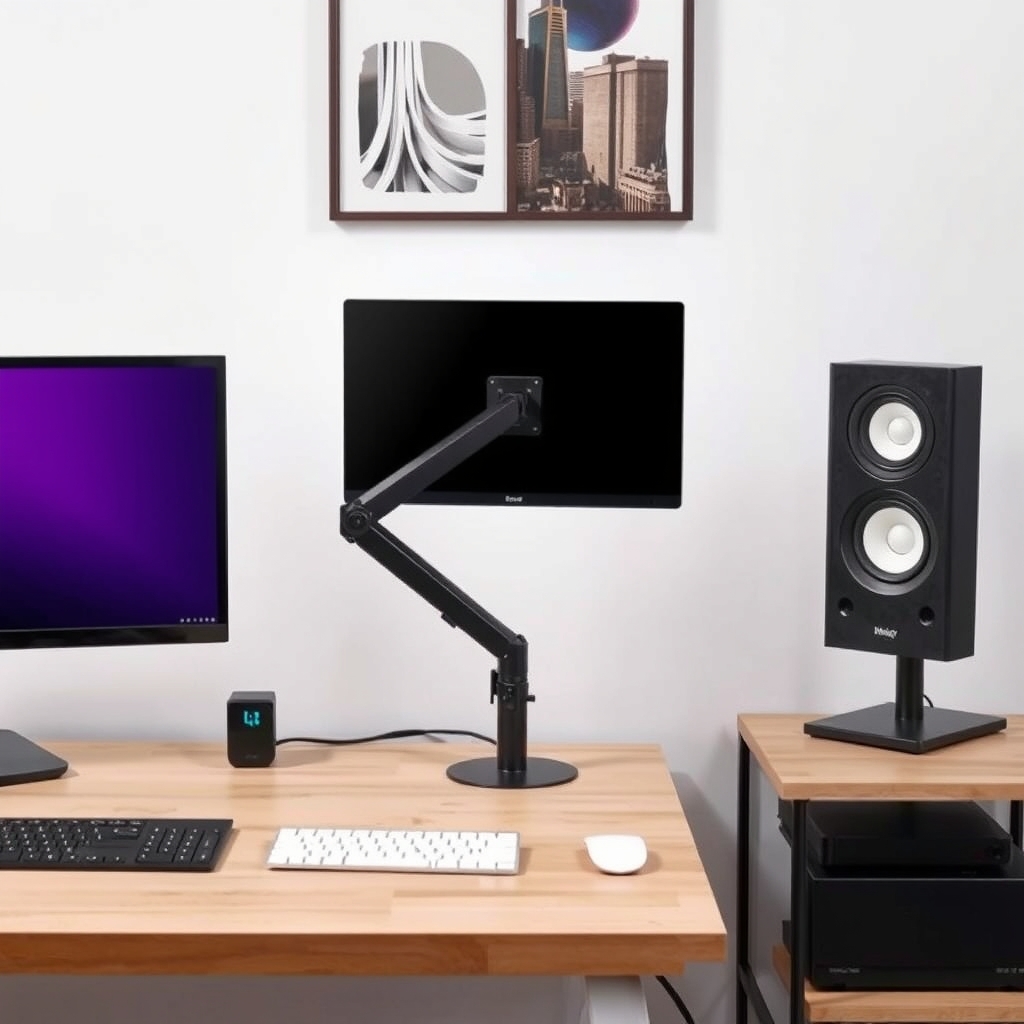 How to Set Up a Monitor Arm on a Small Desk: A Step-by-Step Guide with Measurements hero illustration